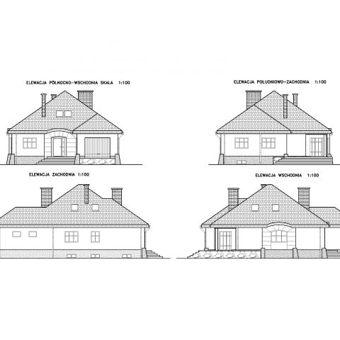 Budynki mieszkalne jednorodzinne, z poddaszem użytkowym